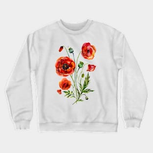 Poppies Crewneck Sweatshirt